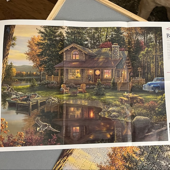 “Peace Like a River” 1000 piece Jigsaw Puzzle by Kim Norlien - Picture 2 of 5